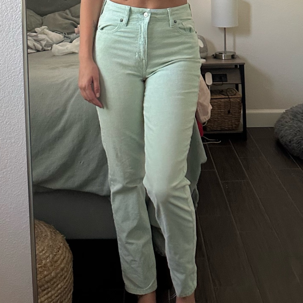 American Eagle Cord Mom Jeans